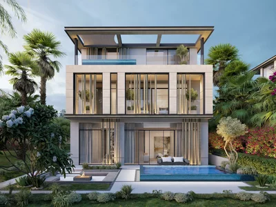 Zespół mieszkaniowy Signature Mansions — new gated residence with a swimming pool close to a metro station and a highway, Jumeirah Golf Estates