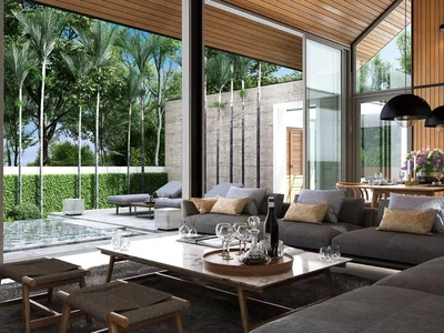 Complexe résidentiel New complex of villas with swimming pools and gardens close to layan Beach, Phuket, Thailand