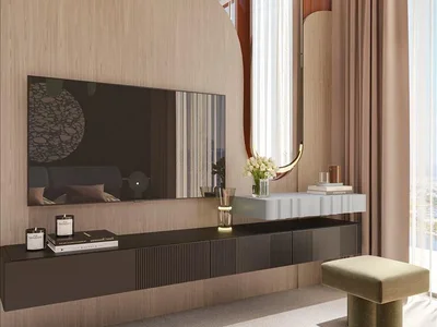 Wohnanlage New project Parkside Boulevard with swimming pools, a garden and a wellness club, Arjan — Dubailand, Dubai, UAE