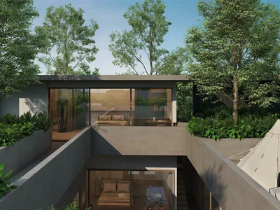 Complexe résidentiel New villas with swimming pools and gardens in a residence with a spa center, Phuket, Thailand