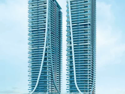 Zespół mieszkaniowy Elitz 2 — new high-rise residence by Danube with swimming pools and a mini golf course in JVC, Dubai