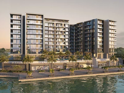 Zespół mieszkaniowy New Art Bay Residence with swimming pools and picturesque views, Al Jaddaf, Dubai, UAE