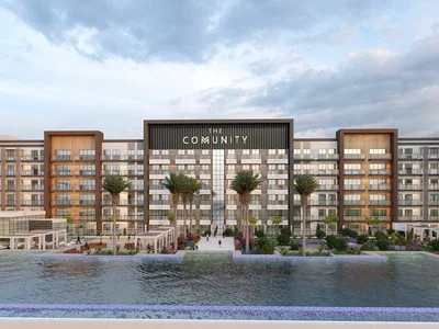 Zespół mieszkaniowy The Community — investment apartments by Aqua Properties with 9,5% yield per annum in the center of the developing area of Motor City, Dubai