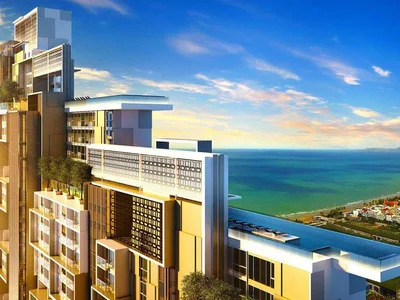 Zespół mieszkaniowy Luxury high-rise complex in the heart of Jomtien Beach, Pattaya, Thailand