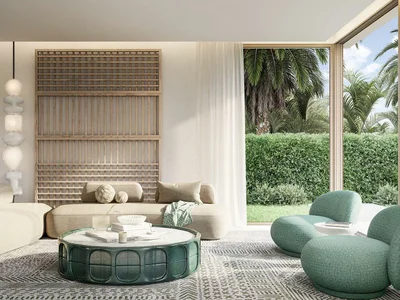 Complexe résidentiel New waterfront complex of villas and townhouses Bay Villas with a beach and a yacht marina, Dubai Islands, Dubai, UAE
