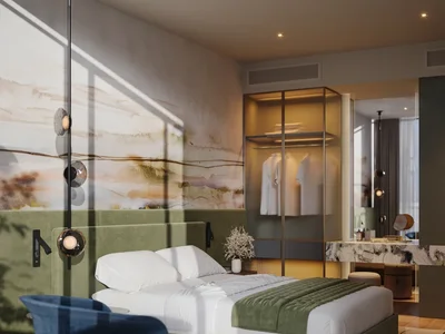 Apart-hotel Stilnaa dvuhkomnatnaa kvartira evroformata v zivopisnom Kvariati Batumi