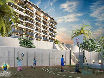 Dzielnica mieszkaniowa Elegant luxury flats for sale in Alanya