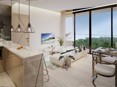 Residential complex Luxury apartments in a residence with 5 swimming pools, a spa and a kids' club, 900 meters from the beach, Nai Harn, Phuket, Thailand