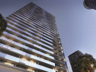 Zespół mieszkaniowy High-rise residence Merano Tower with around-the-clock security close to Burj Khalifa and Jumeirah Beach, Business Bay area, Dubai, UAE