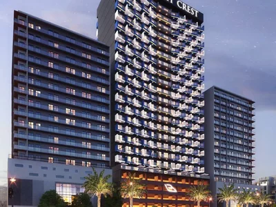 Complexe résidentiel New premium residence Crest close to parks, JVC, Dubai, UAE