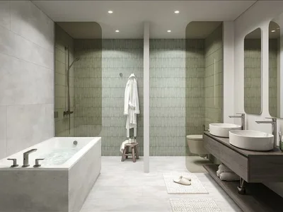 Complejo residencial New premium residence Verdes by Haven with swimming pools, co-working areas and services, Dubailand, Dubai, UAE