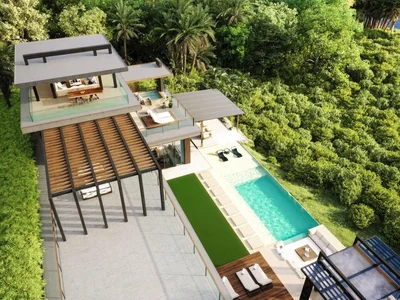 Wohnanlage New residential complex of luxury villas with swimming pools and sea views, Pandawa, Bali, Indonesia
