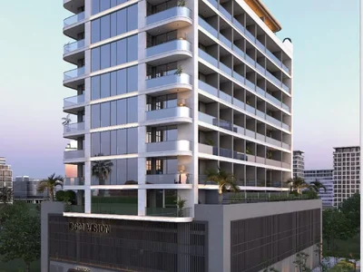 Residential complex New complex of furnished apartments DGM Vision with swimming pools, a kindergarten and panoramic views, Jumeirah Garden City, Dubai, UAE