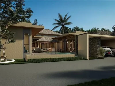 Complexe résidentiel Complex of villas with swimming pools at 600 meters from the beach, Samui, Thailand