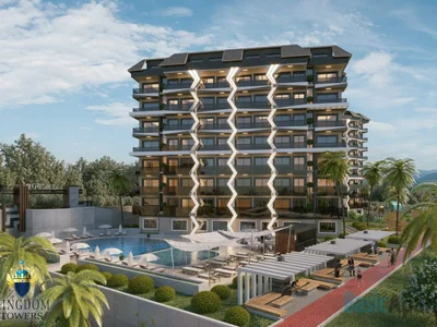 Dzielnica mieszkaniowa Elegant luxury flats for sale in Alanya