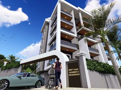 Zespół mieszkaniowy Residential complex in a quiet and environmentally friendly area, 800 m to the beach, Avsallar, Turkey