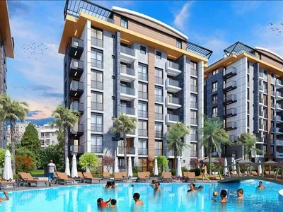 Complejo residencial New residence with a swimming pool and an water park close to the beach and golf courses, Antalya, Turkey