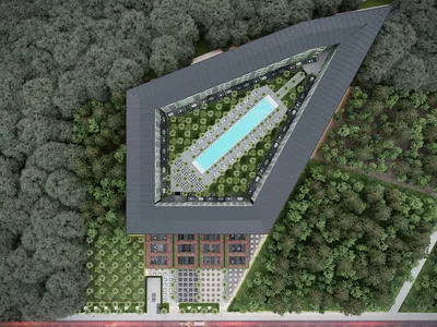 Complejo residencial surrounded by nature in the center of Istanbul