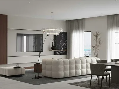 Wohnanlage Residential complex with furnished apartments and sports fields, next to Sheikh Zayed Road, Downtown Jabel Ali, Dubai, UAE
