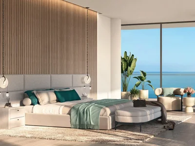 Zespół mieszkaniowy New residential complex Passo with a wellness center, panoramic pools and roof-top gardens, 250 meters from the beach, Palm Jumeirah, Dubai, UAE