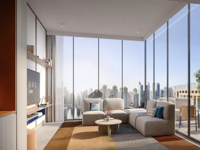 Complexe résidentiel New complex of furnished apartments Rove Dubai Marina with swimming pools and co-working areas in the heart of Dubai Marina, Dubai, UAE