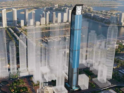 Residential complex High-rise residential complex with designer finishes by Swiss brand Franck Muller, Dubai Marina, Dubai, UAE