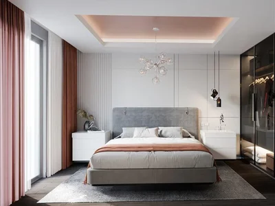 Zespół mieszkaniowy New residence with a swimming pool and a kids' park close to the sea, Alanya, Turkey
