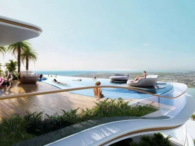 Zespół mieszkaniowy Duplex apartments in new Wynwood Residence, 5 minutes from a yacht club, beaches and golf courses, Dubai Islands, Dubai, UAE