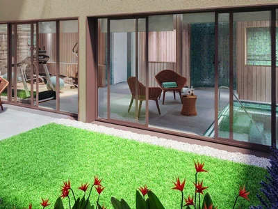 Zespół mieszkaniowy New residential complex with SPA and panoramic sea views in Beausoleil, Cote d'Azur, France