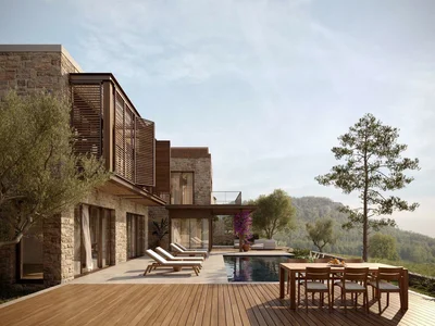 Complexe résidentiel New residence with a private beach and a spa close to the center of Bodrum, Turkey