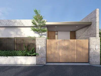 Residential complex New residential complex of mini villas with swimming pools in Si Sunthon, Phuket, Thailand