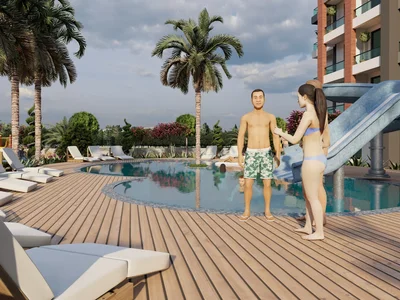 Apartamentowiec kvartiry v 300 m ot morya Turciya Mersin