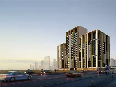 Residential complex Neva Residences — furnished apartments by Tiger Group with a swimming pool and a parking in JVC, Dubai