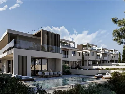 Zespół mieszkaniowy New complex of villas with swimming pools, gardens and picturesque views at 800 meters from the beach, Protaras, Cyprus