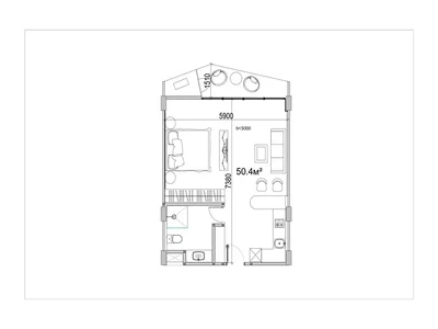 Complexe résidentiel Apartments in a BOUTIQUE HOTEL near Batu Bolong beach managed by Colliers.
