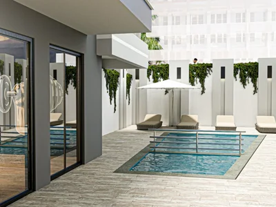 Quartier résidentiel Modern residential complex in the  center of Alanya