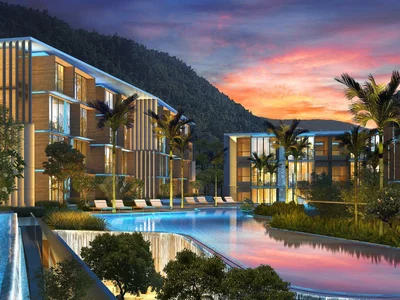 Жилой комплекс Меблированные квартиры под аренду в жилом комплексе на берегу моря в Камале, Пхукет, Таиланд
