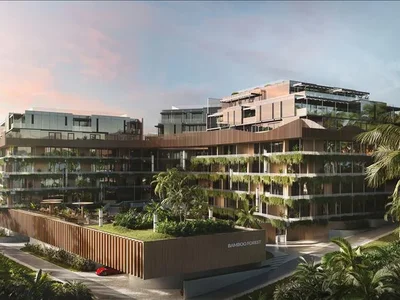 Zespół mieszkaniowy New residential complex with swimming pools, gardens and a co-working area close to Layan Beach, Phuket, Thailand