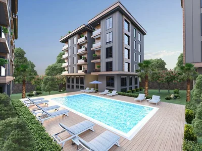 Wohnanlage Residence with a swimming pool and a green area, Istanbul, Turkey