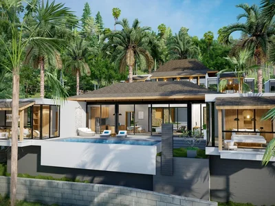 Residential complex New residential complex of villas with pools in Samui, Thailand