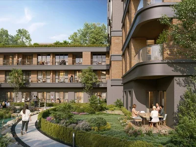 Wohnanlage New residence with swimming pools, gardens and spa close to TEM highway and parks, Istanbul, Turkey