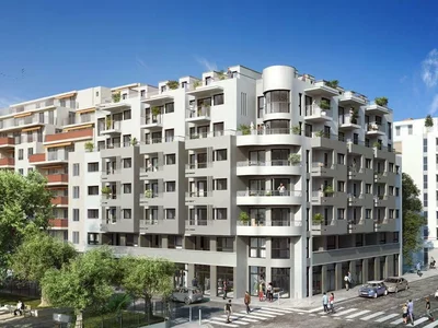 Wohnanlage Apartments in a new residential complex in the center of Nice, Cote d'Azur, France