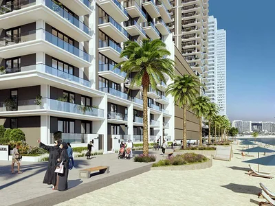 Residential complex New apartments with views of the sea, marina and large park, in Beach Mansion complex with private beach, Beachfront area, Dubai, UAE