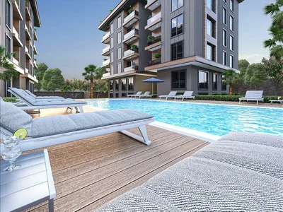 Wohnanlage Residence with a swimming pool and a green area, Istanbul, Turkey