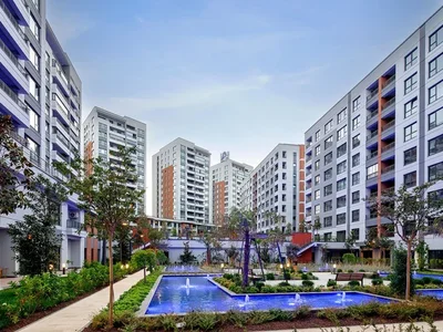 Zespół mieszkaniowy Luksusowe apartamenty z dwiema sypialniami w Avrupa Konutları Yenimahalle.