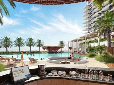 Residential complex New high-rise residence Mercer House with swimming pools and spa areas, JLT Uptown, Dubai, UAE