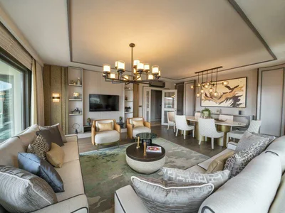Zespół mieszkaniowy Apartments and villas with spacious balconies, in a new residential complex near swimming pools and restaurants, Istanbul, Turkey