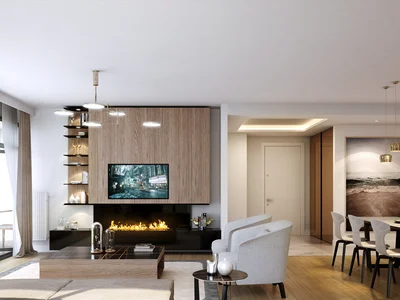 Complexe résidentiel New apartments in a residence with swimming pools, a fitness center and restaurants, Istanbul, Turkey