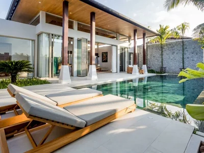 Residential complex New residential complex of villas with swimming pools in Phuket, Thailand