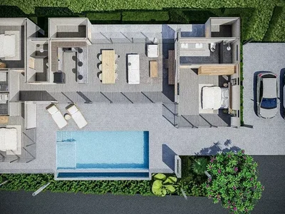 Residential complex New villas with coworking and recreation area, just 5 minutes from Maenam Beach, Samui, Surat Thani, Thailand